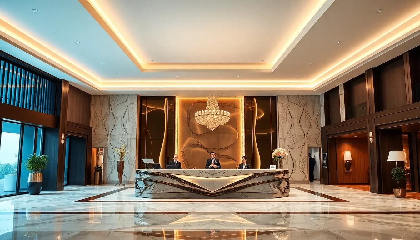 Hotel manager responding to online guest reviews on multiple platforms including TripAdvisor, Booking.com, and Google with guest satisfaction dashboard