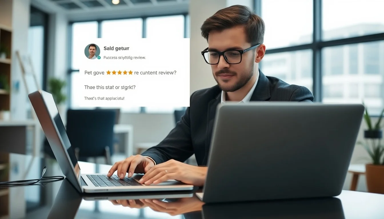 Business owner responding to negative reviews with proven templates and strategies to turn unhappy customers into advocates